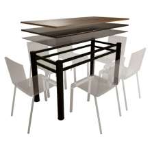 Pé Base De Mesa Jantar Para Tampos Pedra Granito Vidro 1,20