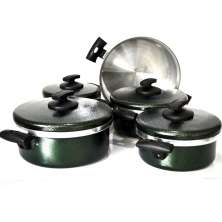 Jogo de Panela Plus Craqueado Verde 5 Peças Cooklar