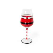 Taça Christmas Vermelha e Prata 510 ml