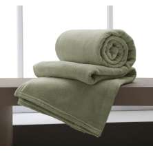 Manta Solteiro Flannel Extra Macio Corttex - Verde