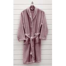 Roupão M Flannel Extra Macio Corttex - Rosa Antigo