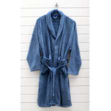 Roupão P Flannel Extra Macio Corttex - Índigo