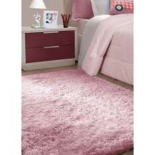 Tapete Kioto 66cm x 120cm Rosa Bebe Corttex