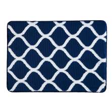 Tapete de Banheiro Resort Weekend Marinho 70cm x 50cm Home Design Corttex