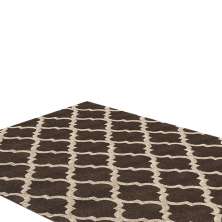 Tapete de Sala Treviso 1,50m x 2,00m Des 4 A Marrom Corttex