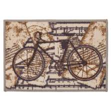 Tapete de entrada 40cm x 60cm Carpe Diem Bike Color Art Corttex