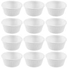 12 Ramekins 30ml Cada Mini Potes Servir Molhos Branco Uno Coza Restaurante Temperos