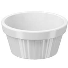 50 Ramequins Restaurante 30ml Mini Servir Molhos Shoyu Branco Canelado Uno Coza