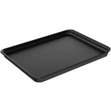 Bandeja Plástica para Servir Coza 32x23cm Preto Restaurante