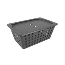 Cesta One Grande com Tampa Cinza