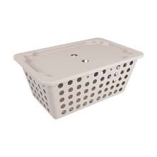 Cesta One Grande com Tampa Cinza Claro