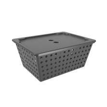 Cesta One Maxi com Tampa Cinza