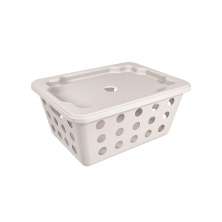 Cesta One Pequena com Tampa Cinza Claro