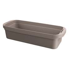 Cesta sem Tampa Loft Slim Cinz