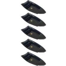 Conjunto 5 Barcas para Sushi Comida Japonesa Oriental Pretos