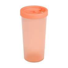 Copo com Tampa Nutri 500ml Laranja