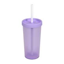 Copo com Tampo e Canudo Nutri 500ml Lilás