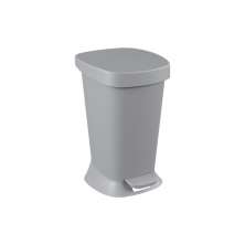 Lixeira com Pedal New Square Cinza