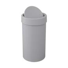 Lixeira com Tampa Basculante 9L Cinza