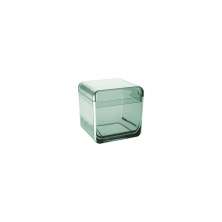 Porta-Algodão e Cotonetes Cube Verde Soft