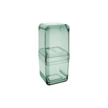 Porta-Escova com Tampo Cube Verde Soft