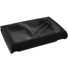 Porta Frios Com Pinça e Tampa Porta Queijos Fatiados Coza PP  Preto