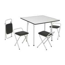 Conjunto de Mesa com 4 Cadeiras Dani Branco