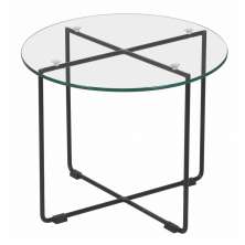 Mesa de Centro Redonda Penélope Preta