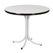 Mesa de Jantar Redonda Olivia Branca 90 cm