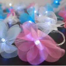 Cordão Luminoso Luz de Fada Pompom Colorido 110v