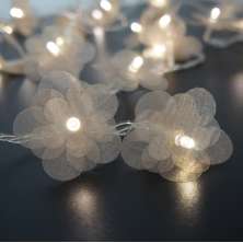 Cordão de Luz LED - Luz de Fada Florzinha Nude Bivolt