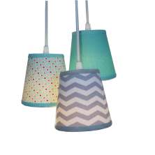 Lustre Pendente Crie Casa Cacho Chevron Multicolorido