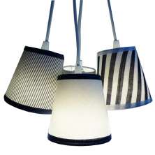 Lustre Pendente Menino Navy Azul e Branco