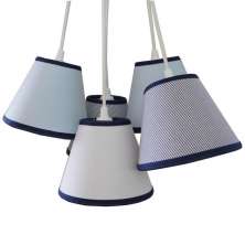 Lustre Pendente Tons de Azul Cacho Menino