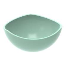 Pote de Sobremesa Doces Avulso 265ml Plástico Trio Crippa Verde Menta Tigela Unitária