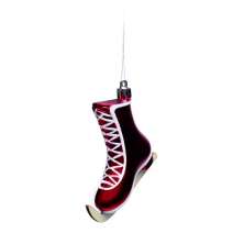Bota Natalina Decoração Árvore de Natal 8Cm Vermelho 3 Peças