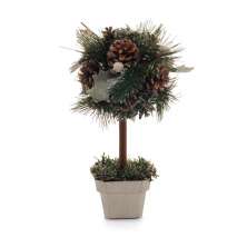Árvore de Mesa de Natal Pinha Verde 27 cm