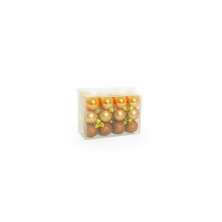 Caixa Bolas para Arvore Cobre - 24 Unidades 3cm