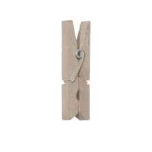 Conjunto com 12 Mini Prendedores Cromus Natural
