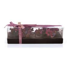 Conjunto com 2 Centros de Mesa Natalino Cromus Roxo