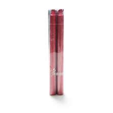 Conjunto com 2 Velas Natalinas Cromus Vermelho