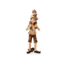 Duende Para Decoração Natal 24X8Cm 1 Unidade Na Cor Bege