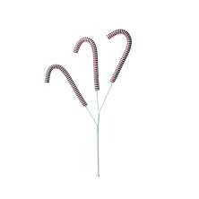 Enfeite Natalino Candy Cane Branco