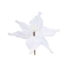 Enfeite Natalino Flor Branca