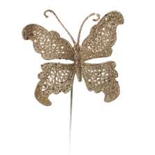 Enfeite de Natal Borboleta Bronze