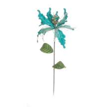 Enfeite de Natal Cromus Azul Turquesa 66 cm
