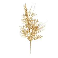 Enfeite de Natal Galho Dourado 55 cm
