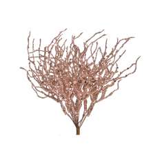 Enfeite de Natal Galho Rosé Gold 20 cm