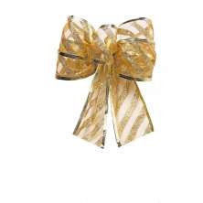 Enfeite de Natal Laço Dourado
