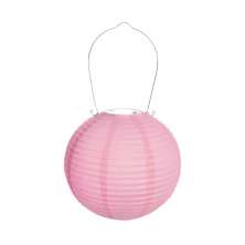 Lanterna Red Rosa com Pilha 20cm Decoração